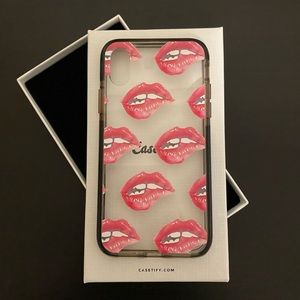 Casetify Lips iPhone X Case